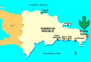Punta Cana on the map