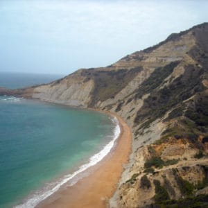 Beach behind the Morro de Montecristi