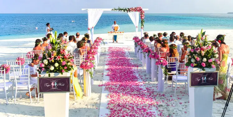 Wedding in the beach